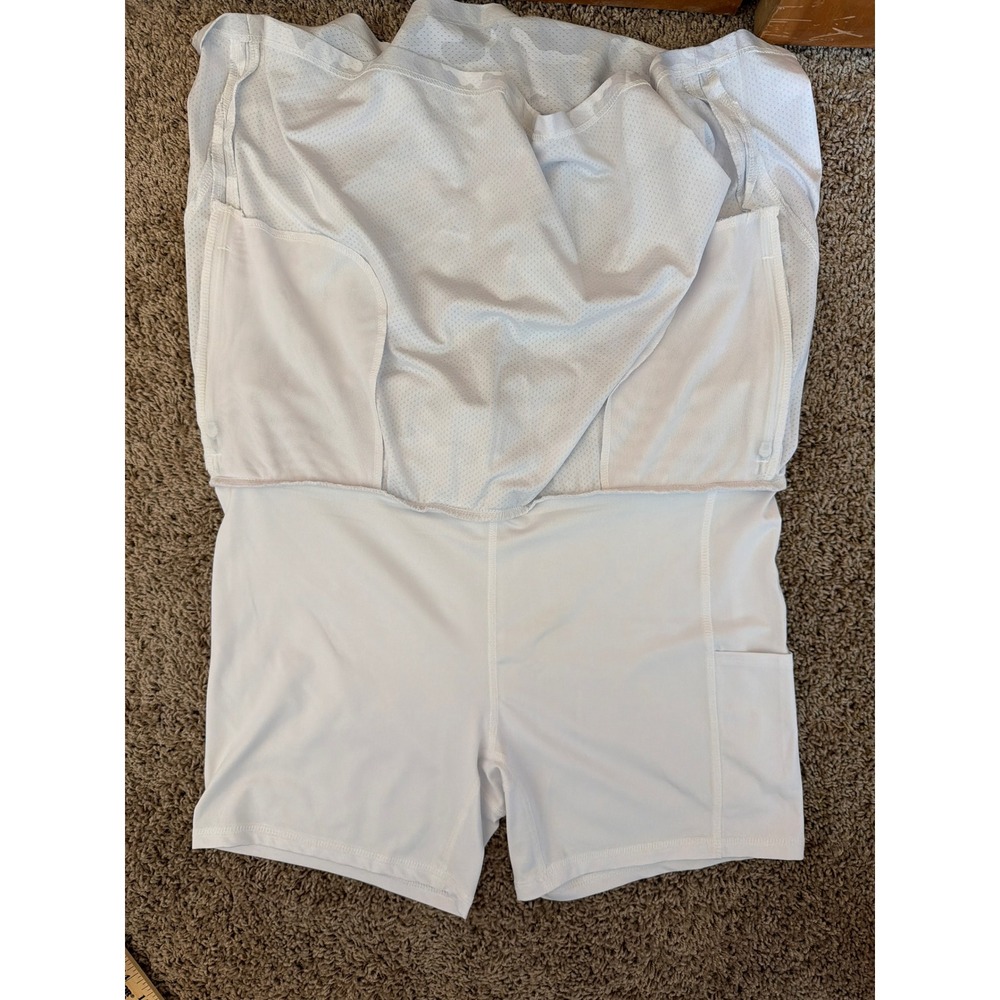 RBX Womens Camo Active Skort Grey White Tennis Golf Skirt Size Large Pockets - Picture 5 of 8